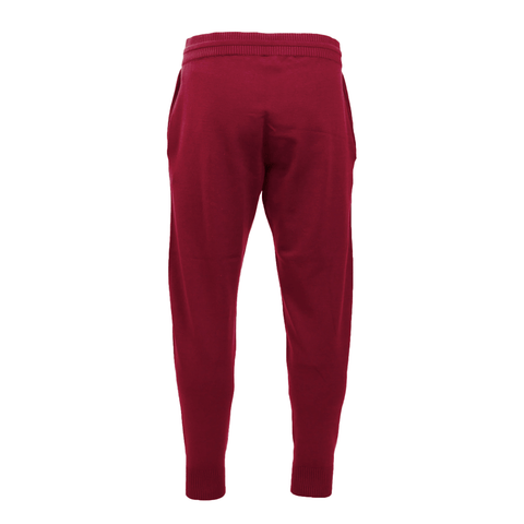 Back red Men's Chase Jogger with drawstring waist
