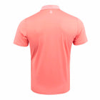 Pink Mens Polo - Back