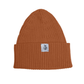 Burnt Orange knit beanie with NoNetz Logo