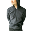 comfortable clothing gray hoody