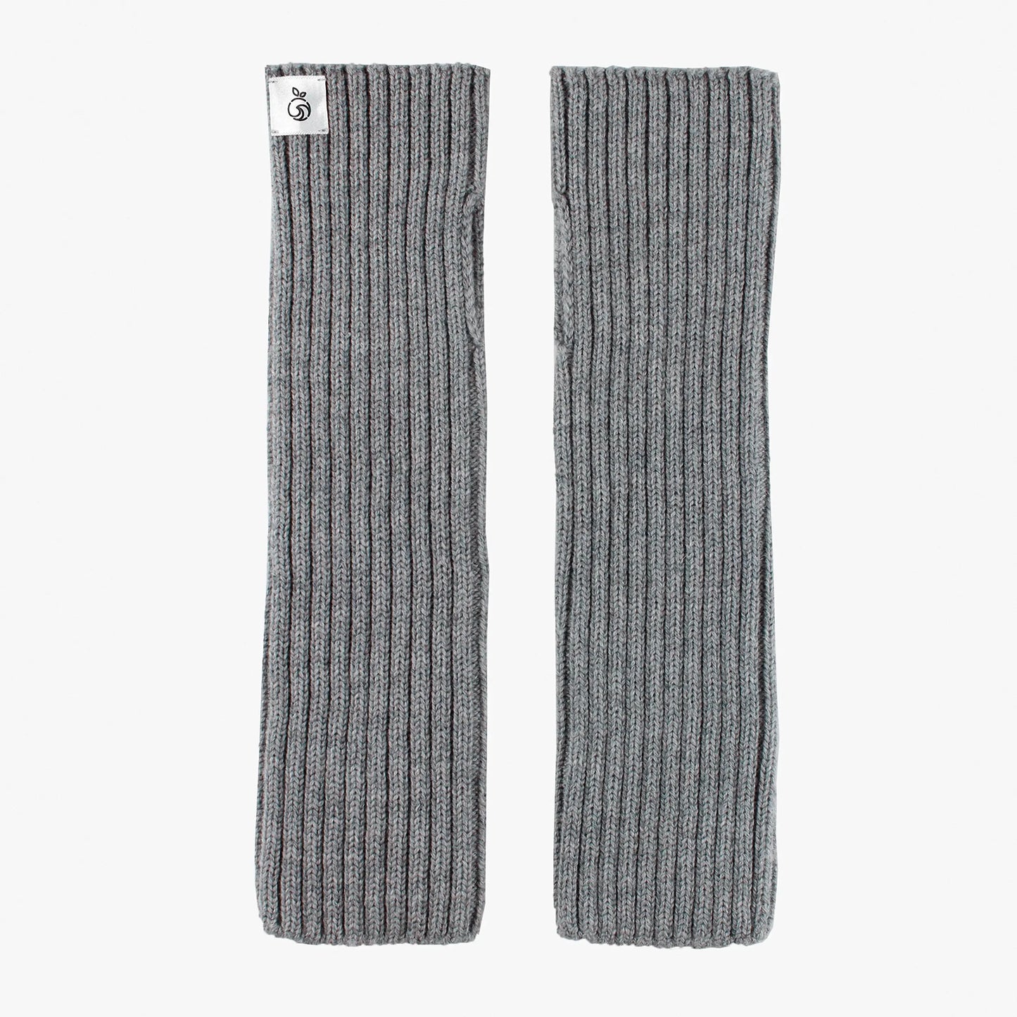 Sustainable Brooklyn fingerless gloves arm warmers eco-friendly in gray