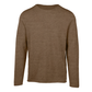 Comfortable clothing breathable fabric brown long sleeve light shirt men