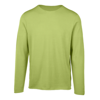 Men's sustainable clothing green long sleeve shirt