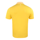 Back of Mens Polo in Yellow