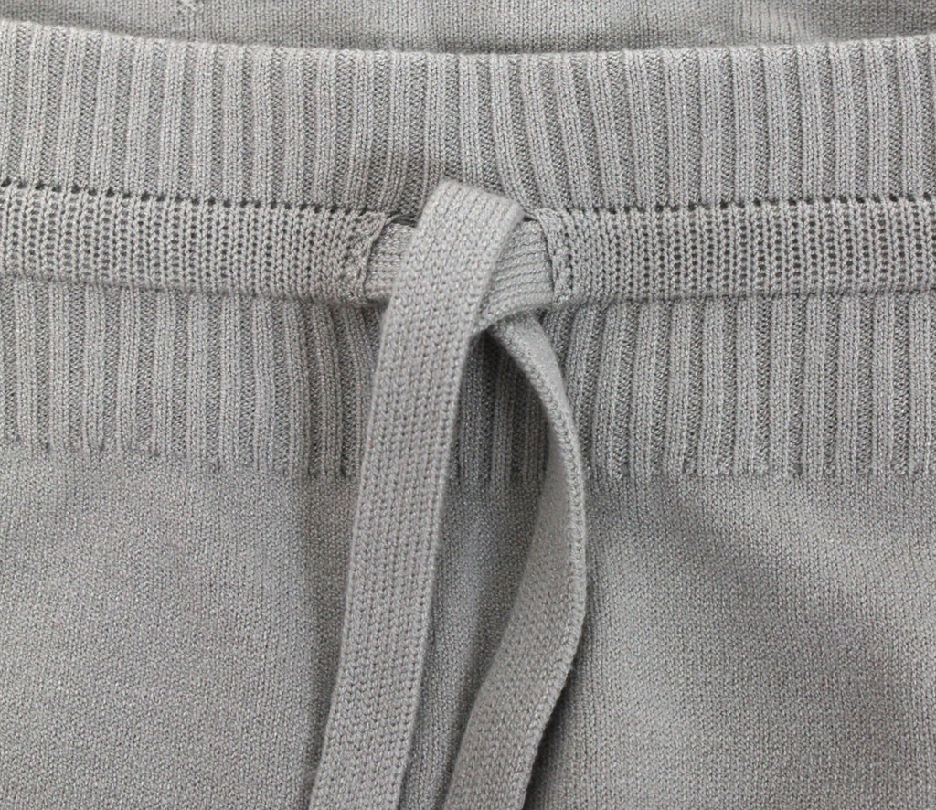 Closeup of waistband for joggers for women