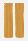 Yellow Finglerless Fall Gloves