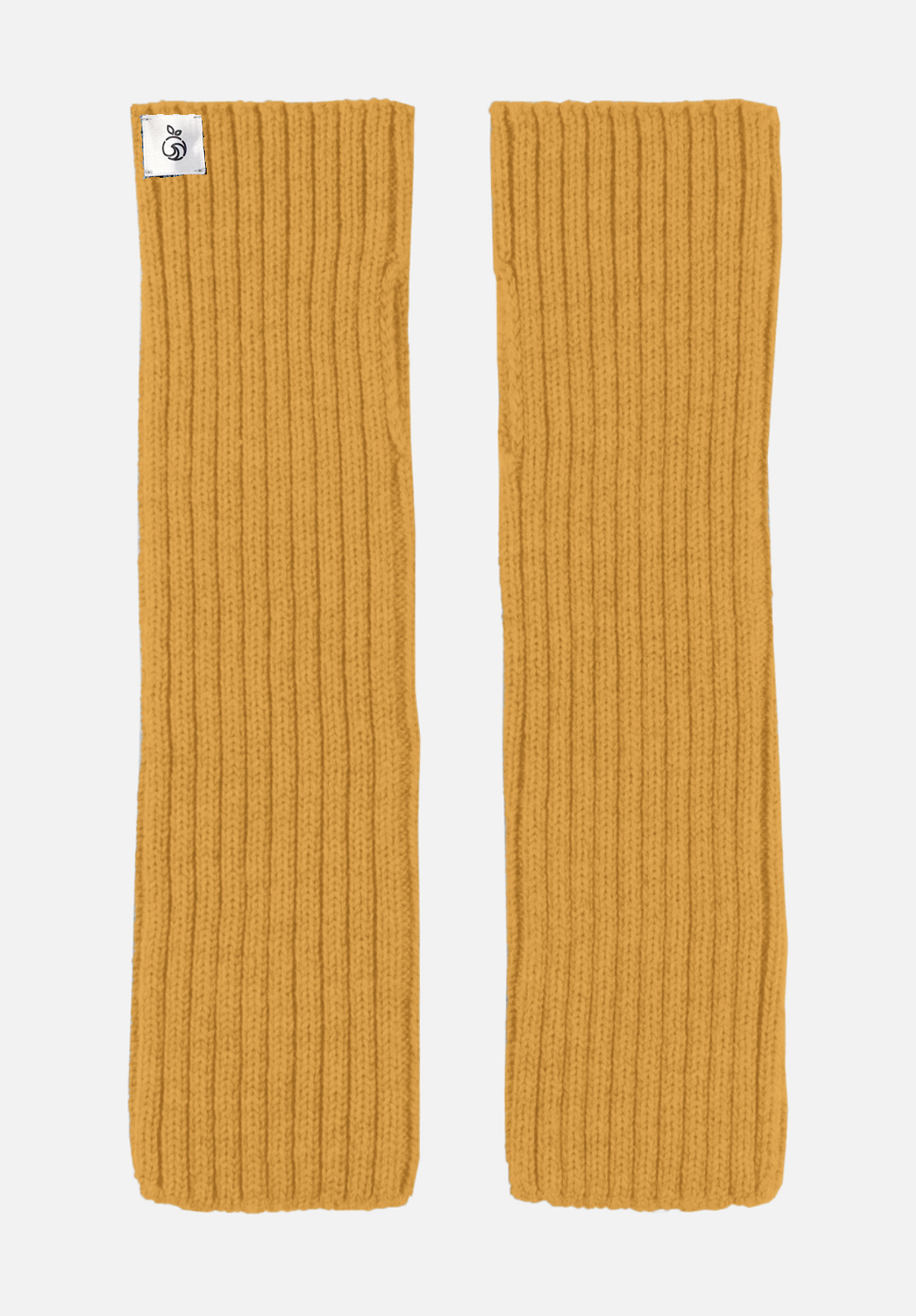 Yellow Finglerless Fall Gloves