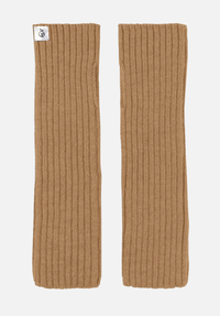 Brown Fingerless Fall Gloves