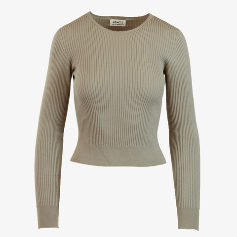 Women's Cate Ribbed Long Sleeve Top