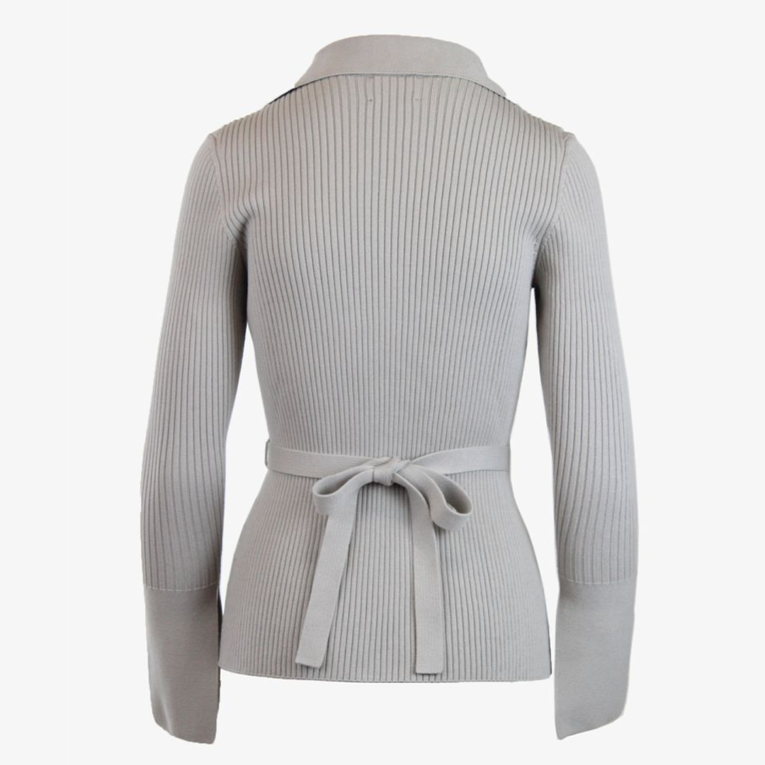 Eco Fashion Back of Ballet Sweater Womens Gray
