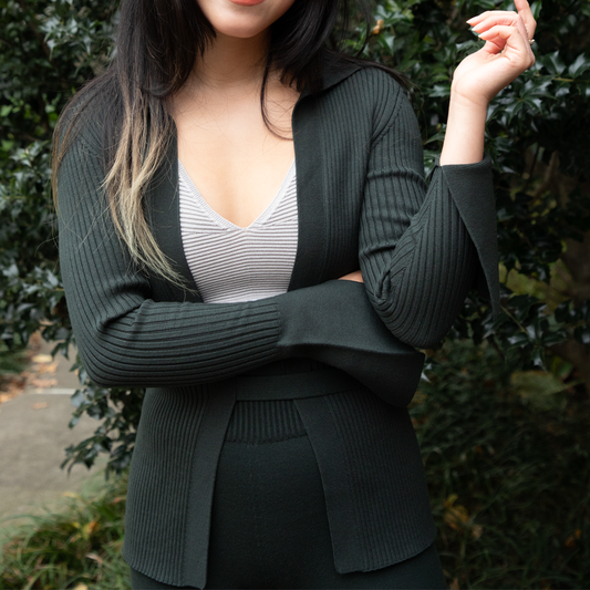 Made in the USA Sustainable clothing wrap sweater