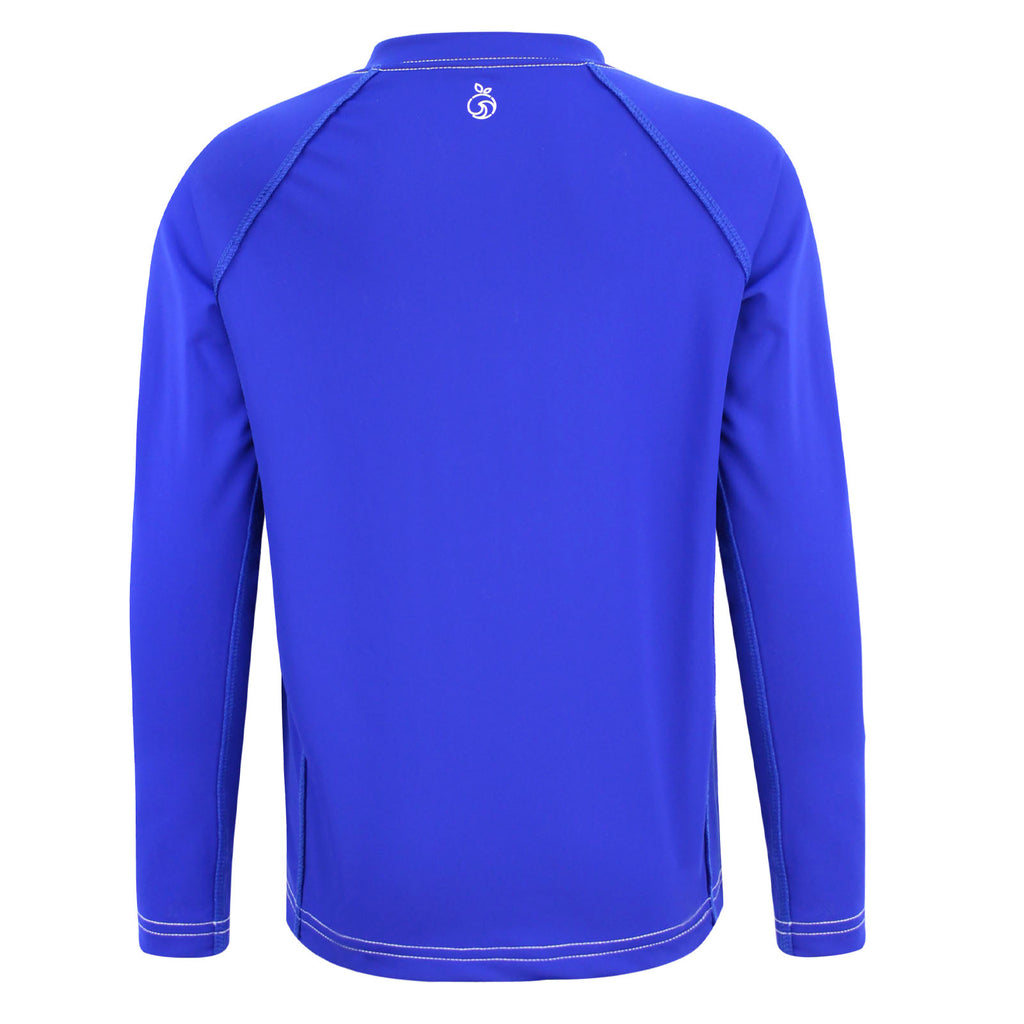 Kid's Long Sleeve UPF 50+ Front Zipper No-Rash Guard