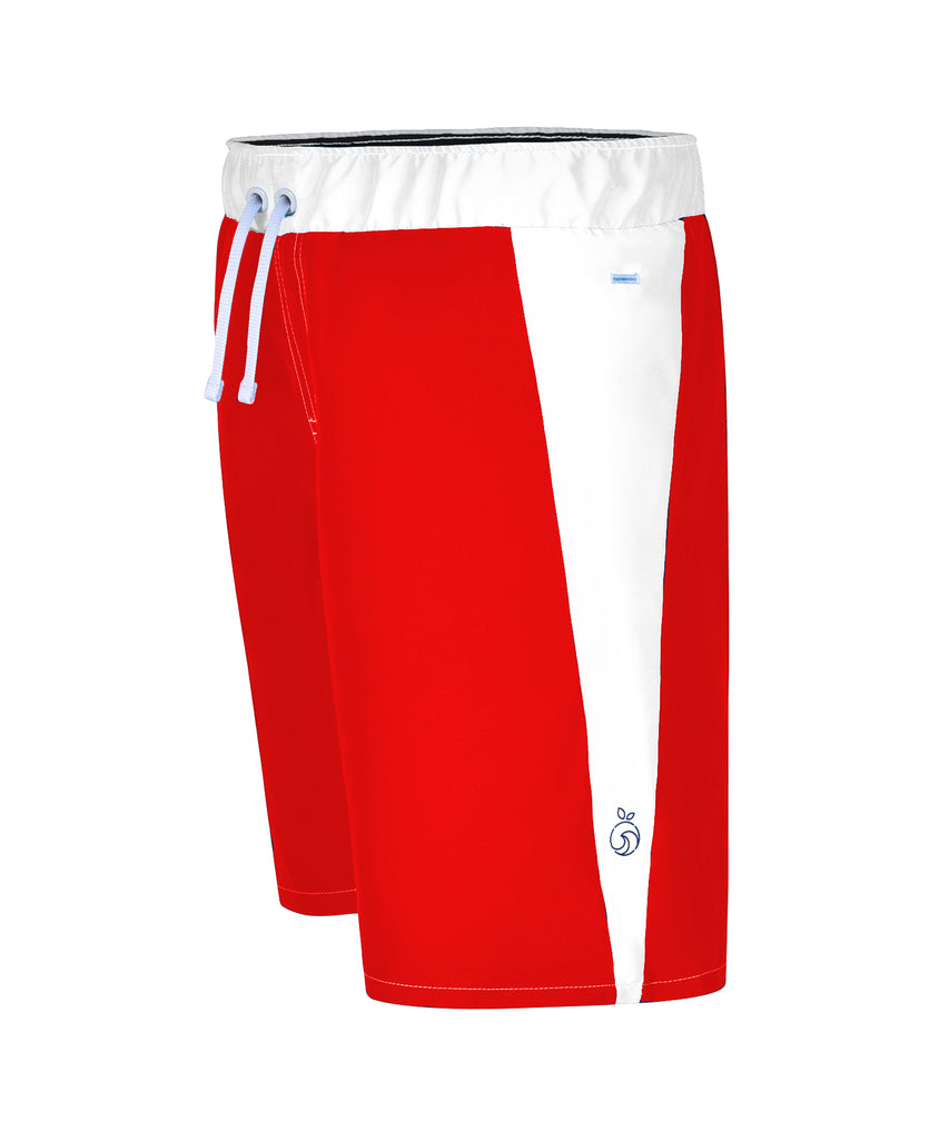 Boys Slim Fit 6.5" Inseam Made in the USA Anti Chafe Swim Trunks