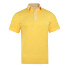 Men's Cooling Moisture Wicking brrr Golf Polo Yellow