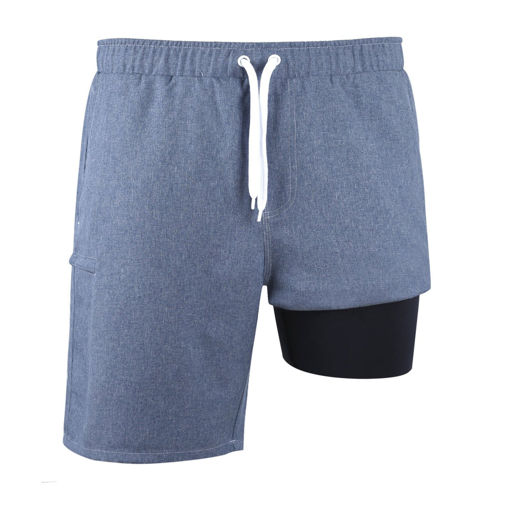 Men's Haven Regular Fit 8" Inseam Swim Trunks Blue