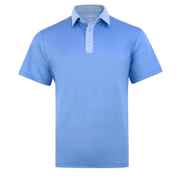 Men's Cooling Moisture Wicking brrr Golf Polo Blue